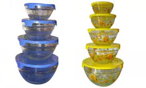 Vitreous Bowl with 5 pcs